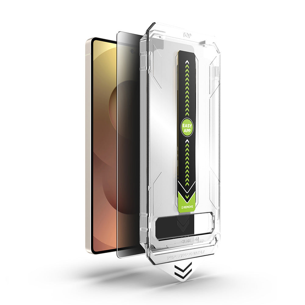 Folia ochronna do ekranu Privacy Techsuit TitanGlass CrystalHD dla Samsung Galaxy S26 Plus, Hartowane szkło, Pełne klejenie