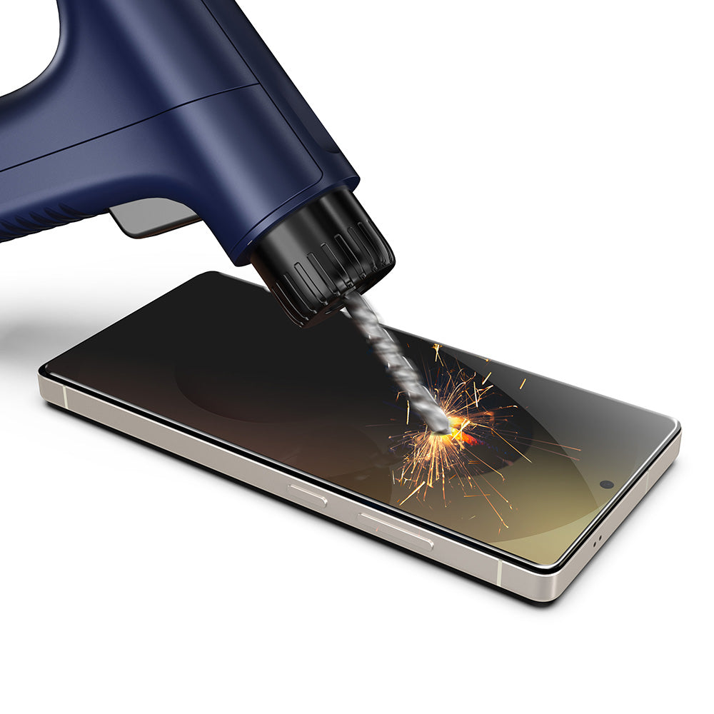 Folia ochronna do ekranu Privacy Techsuit TitanGlass CrystalHD dla Samsung Galaxy S26 Plus, Hartowane szkło, Pełne klejenie