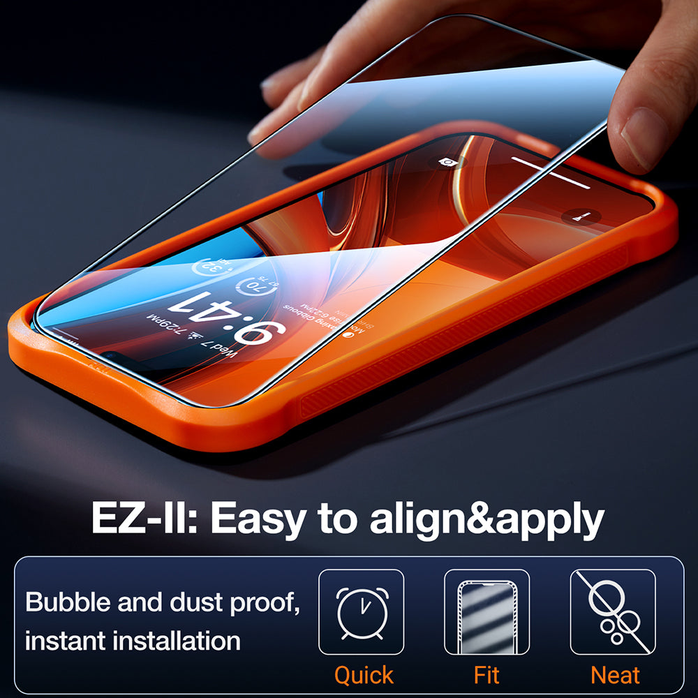 Folia ochronna do ekranu Privacy Torras GlassGo Epic dla Apple iPhone 15 Pro Max, Hartowane szkło, Pełne klejenie