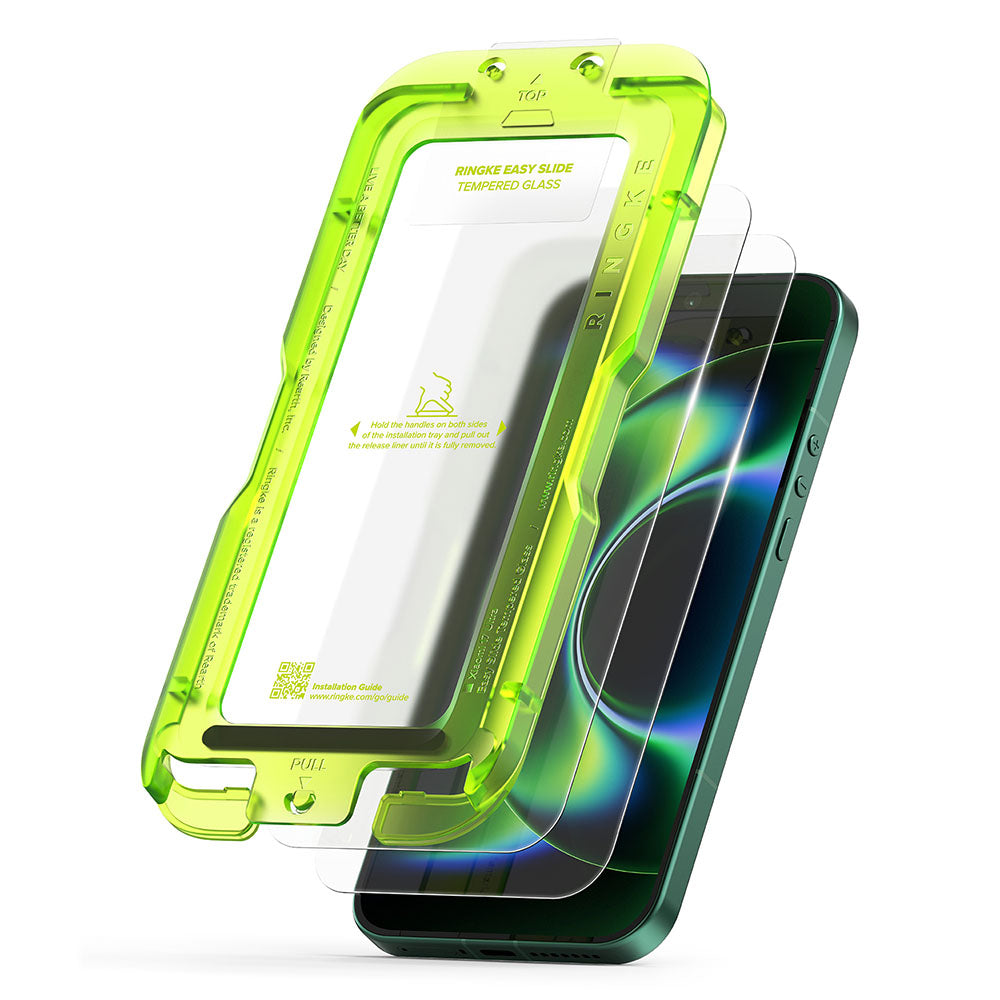 Ringke Easy Slide Screen Protector for Xiaomi 17 Ultra, Tempered Glass, Full Glue, Set of 2 pieces