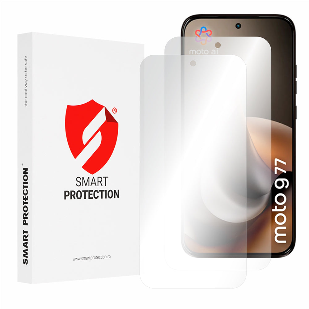 Folia ochronna Smart Protection Premium Classic na ekran do Motorola Moto G77, Plastik, Zestaw 2 sztuki