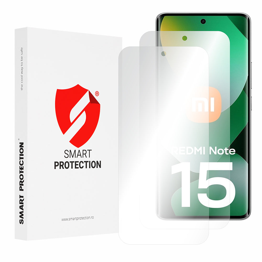 Folia ochronna Smart Protection Premium Classic na ekran do Xiaomi Redmi Note 15 4G, Plastik, Zestaw 2 sztuki