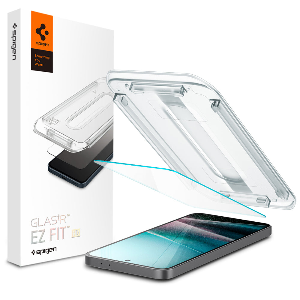 Folia ochronna na ekran Spigen GlastR EZ FIT HD do Samsung Galaxy A37 5G / A36 A366, szkło hartowane, pełna klej AGL11365