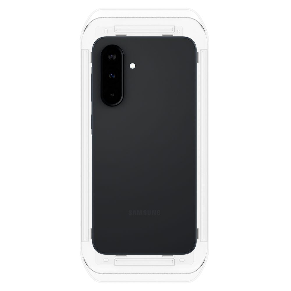 Folia ochronna na ekran Spigen GlastR EZ FIT do Samsung Galaxy A36 A366, szkło hartowane, pełna klej, zestaw 2 sztuki AGL09202