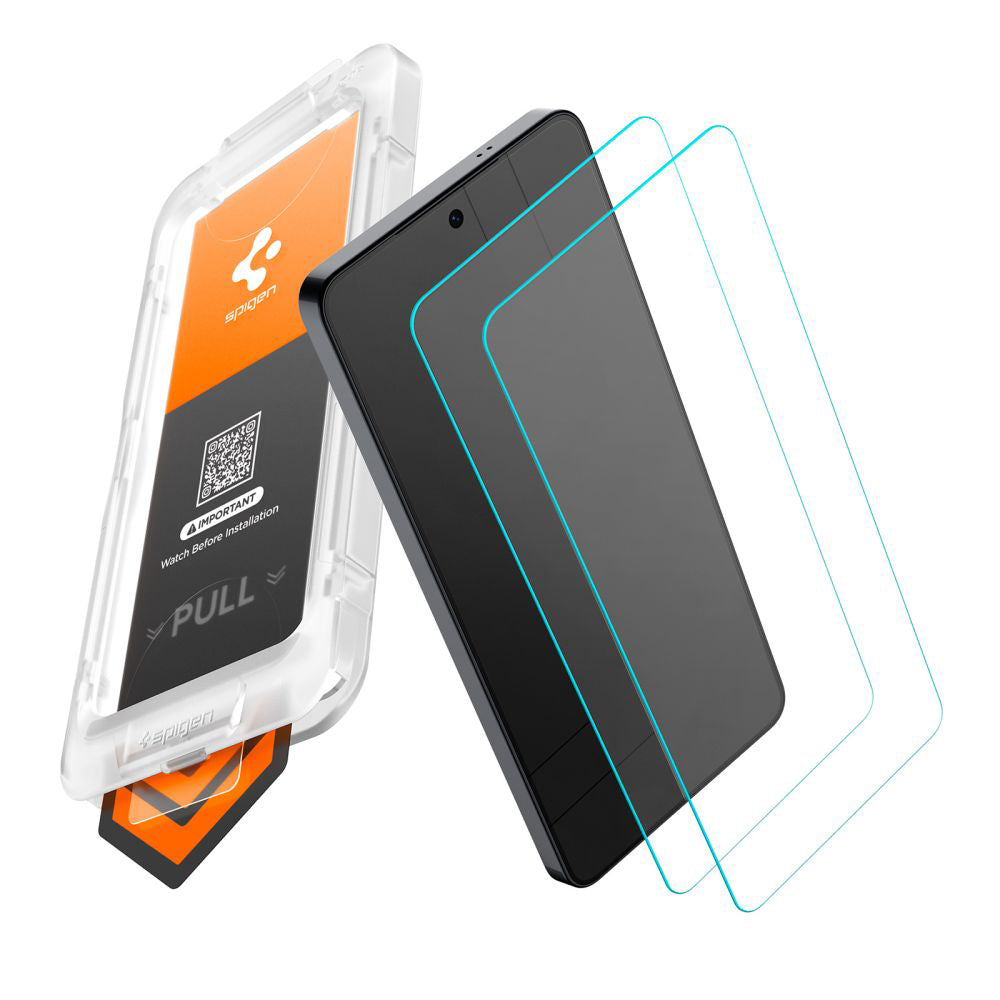 Folia ochronna do ekranu Spigen GlastR EZ FIT Pro HD dla Samsung Galaxy S26 Ultra S948, Szkło Hartowane, Pełne Klejenie, Zestaw 2 sztuki AGL11072