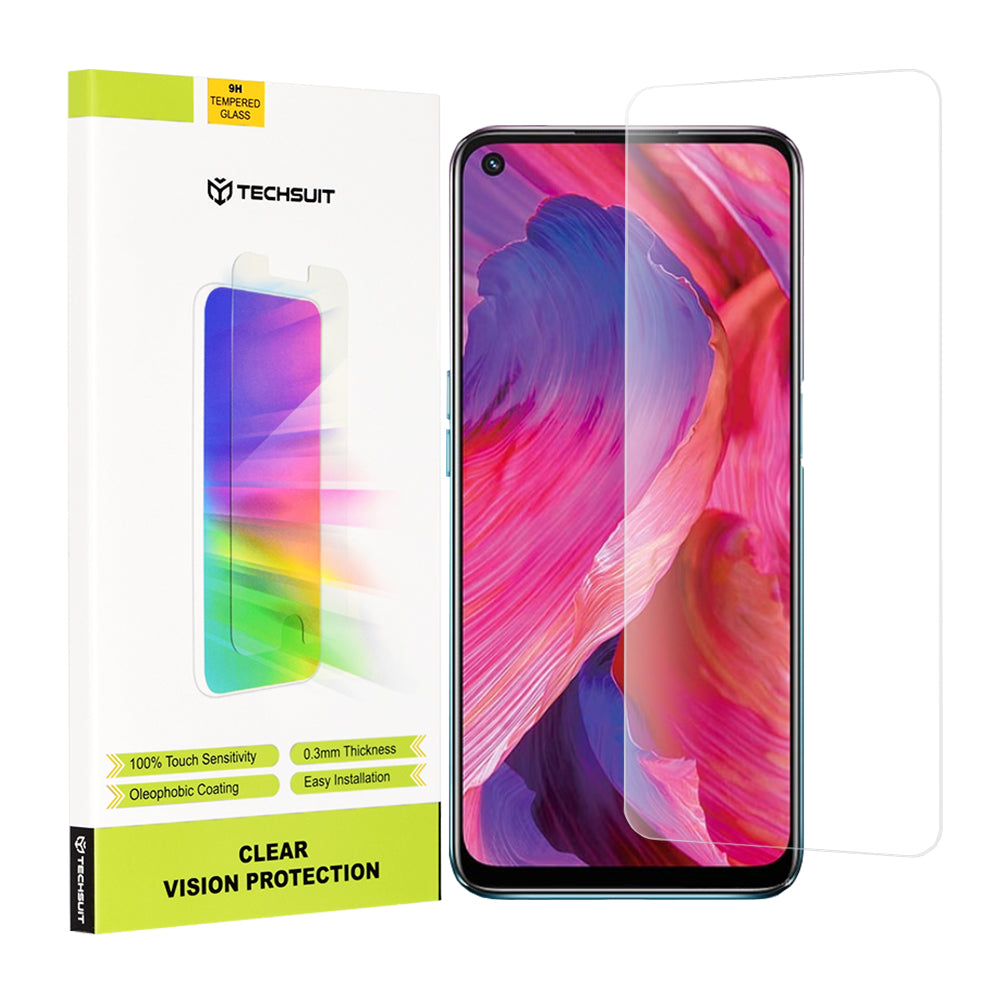 Folia ochronna na ekran Techsuit Clear Vision dla OnePlus Nord N200 5G / A74 5G / A54 5G, Hartowane szkło, Pełne klejenie