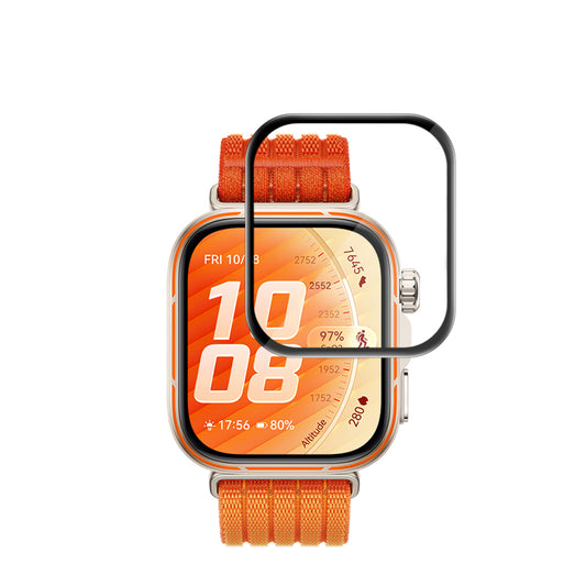 Folia ochronna na ekran Techsuit Nano Flex do Huawei Watch Fit 5 Pro, plastik, zestaw 2 sztuki, czarna
