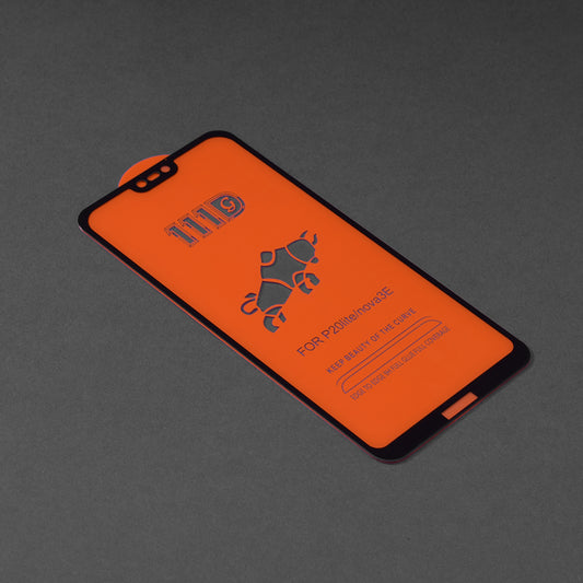 Folia ochronna na ekran Techsuit do Huawei P20 Lite, szkło hartowane, Full Glue, 111D, czarna