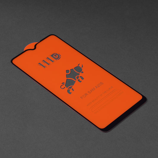 Folia ochronna na ekran Techsuit do Samsung Galaxy A20s A207, szkło hartowane, Full Glue, 111D, czarna