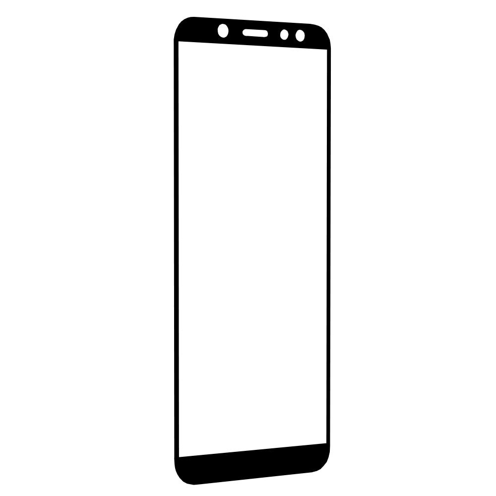 Folia ochronna na ekran Techsuit do Samsung Galaxy A6 Plus (2018) A605, szkło hartowane, Full Glue, 111D, czarna