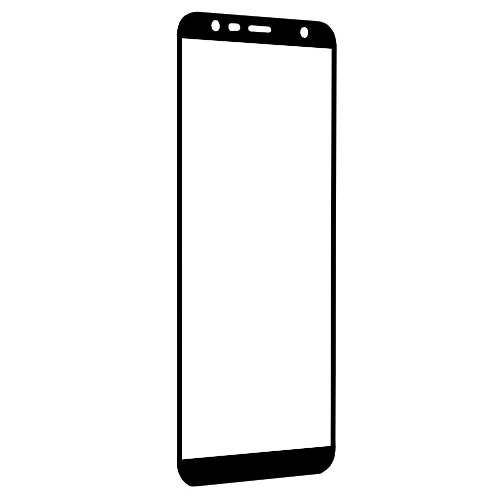 Folia ochronna na ekran Techsuit do Samsung Galaxy J6+ J610 / J4 Plus (2018) J415, szkło hartowane, Full Glue, 111D, czarna