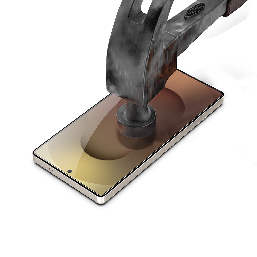 Folia ochronna na ekran Techsuit TitanGlass CrystalHD do Samsung Galaxy S25+ S936 / S24+ S926, szkło hartowane, pełna klej, zestaw 2 sztuki