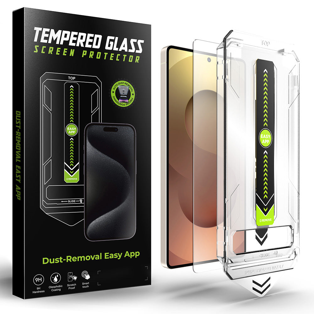 Folia ochronna na ekran Techsuit TitanGlass CrystalHD do Samsung Galaxy S25 Ultra S938, szkło hartowane, pełna klejność