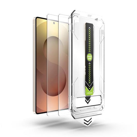 Folia ochronna na ekran Techsuit TitanGlass CrystalHD do Samsung Galaxy A56 A566 / S24 FE S721, szkło hartowane, pełna klej, zestaw 2 sztuki