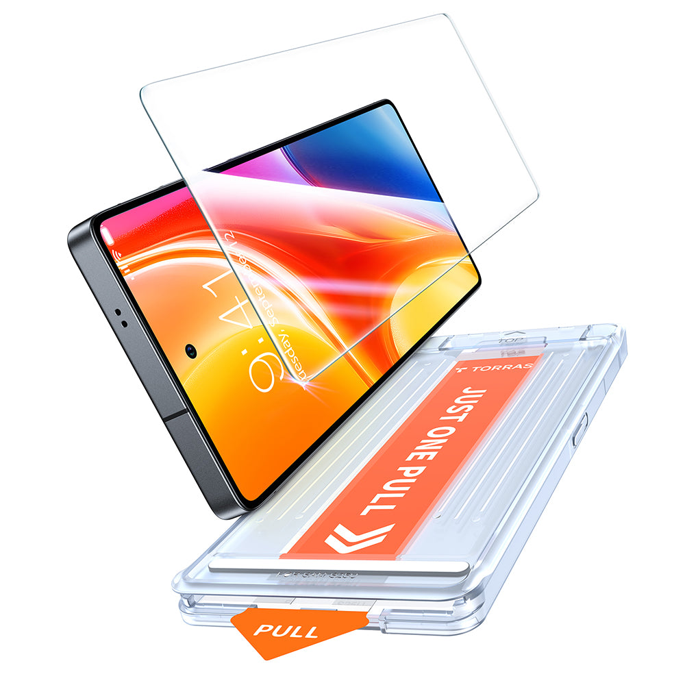 Folia ochronna na ekran Torras GlassGo Install Master do Samsung Galaxy S25 Ultra S938, szkło hartowane, pełna klejność