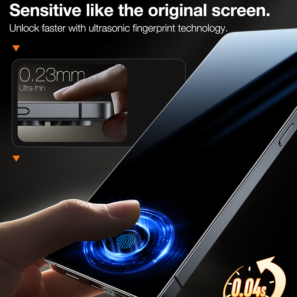 Folia ochronna na ekran Torras GlassGo Install Master do Samsung Galaxy S25 Ultra S938, szkło hartowane, pełna klejność