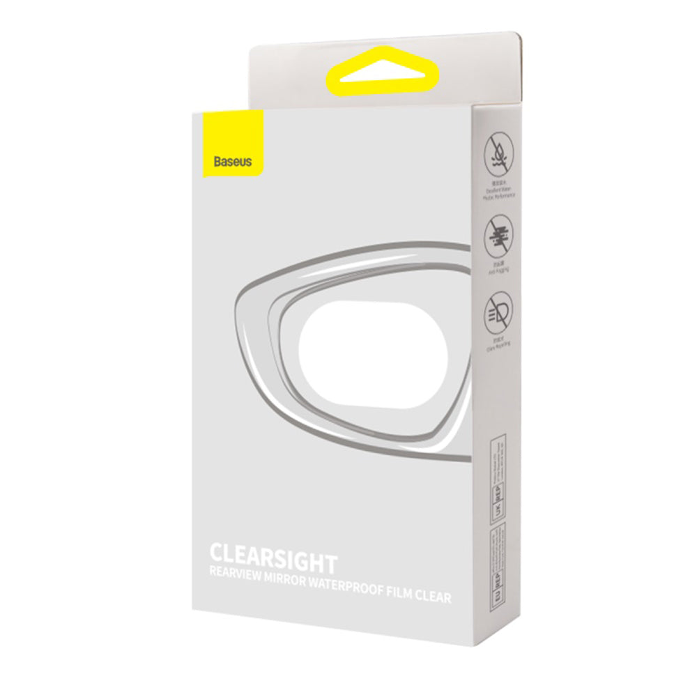 Folia Lusterko Przeciwdeszczowe Baseus ClearSight, 136mm x 96mm, Plastik, Zestaw 2 sztuki C11853200201-00