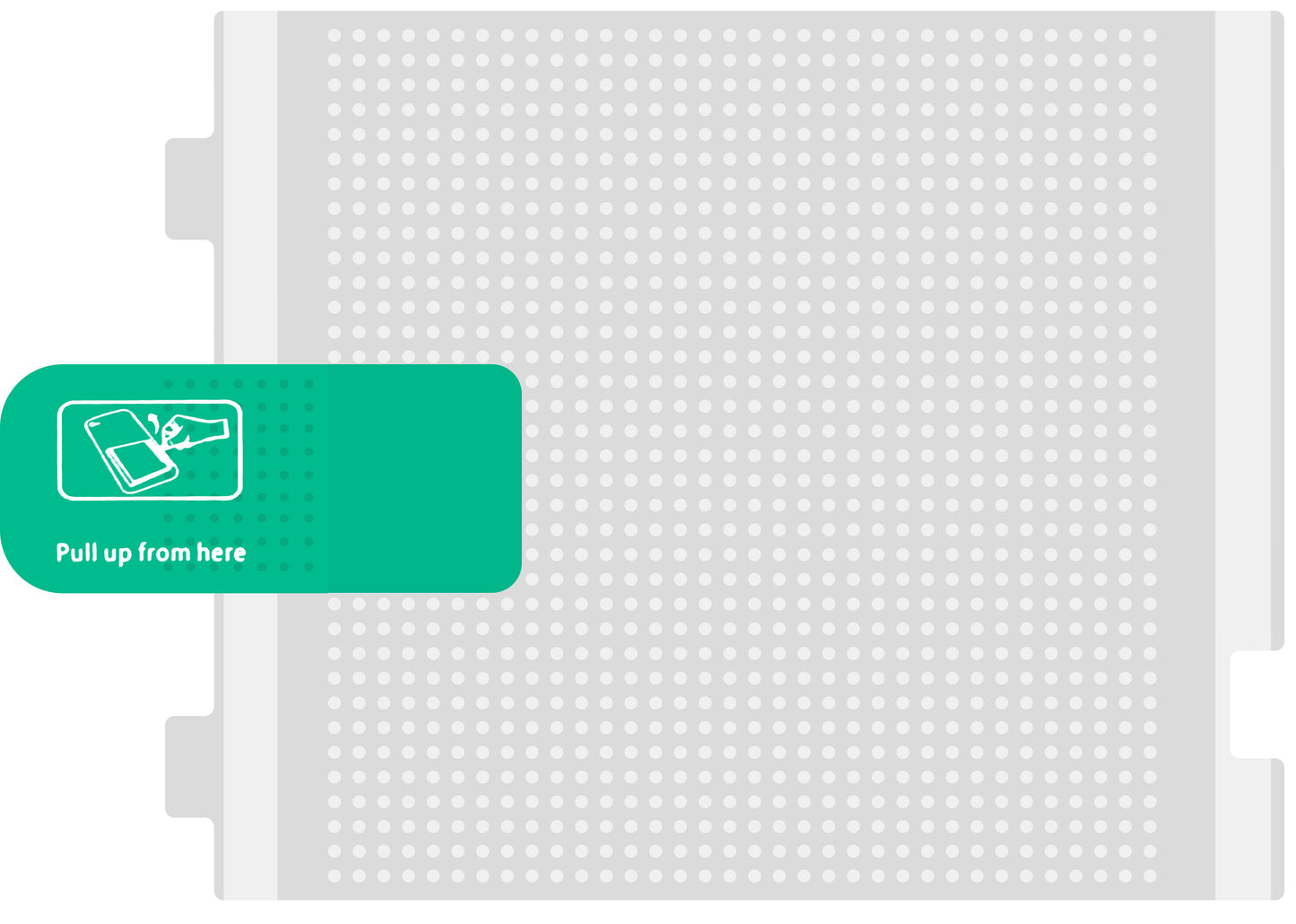 Folia do demontażu baterii Nokia G42, Service Pack A020074040H001