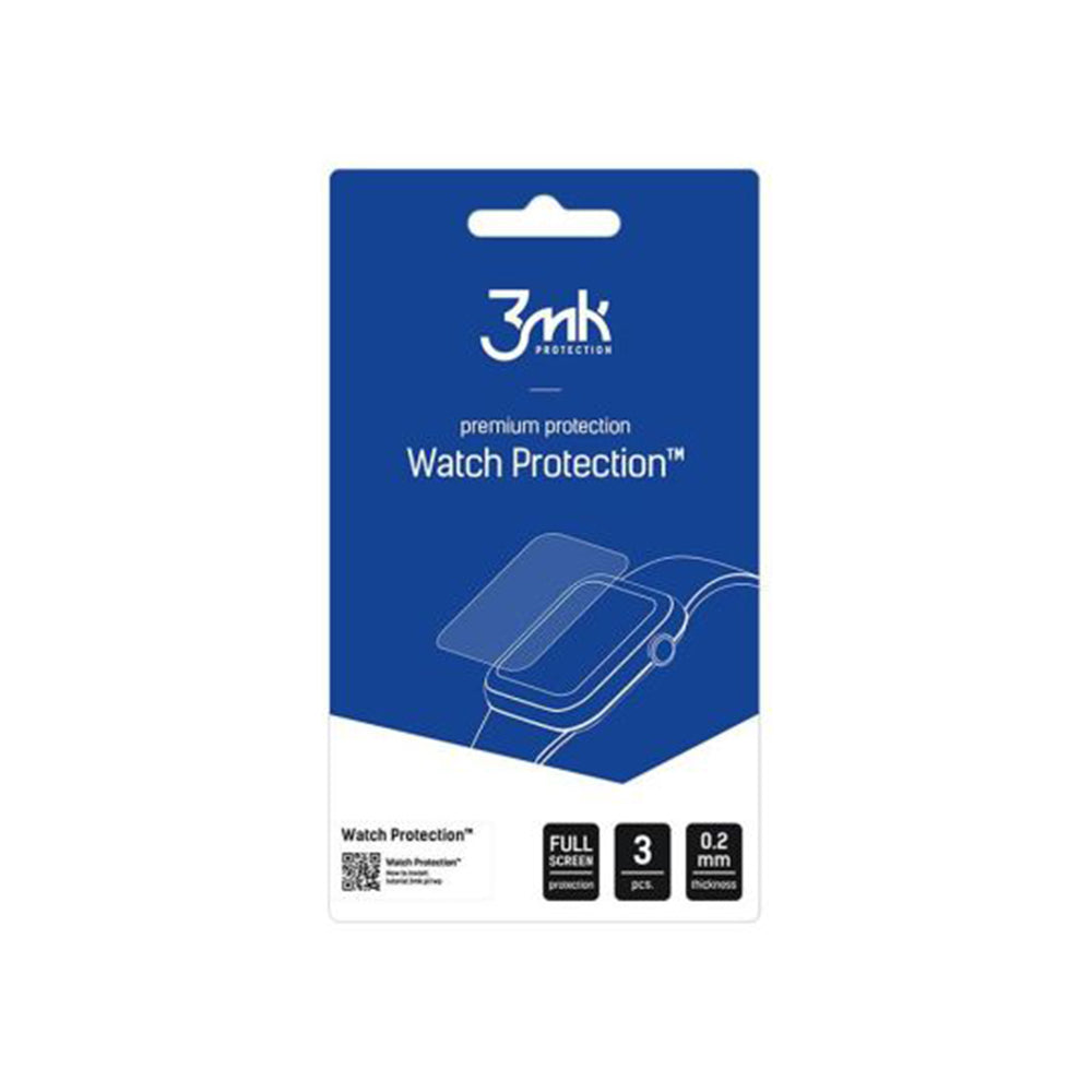 Folia Ochronna 3MK Arc dla Huawei Band 11 Pro, Zestaw 3 sztuki, Plastik