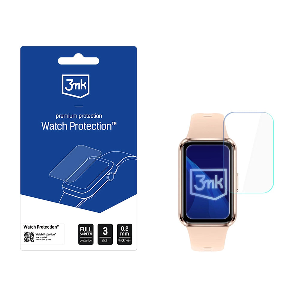 Folia Ochronna 3MK Arc dla Huawei Band 11, Zestaw 3 sztuki, Plastik
