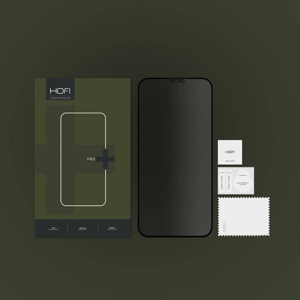 Folia ochronna do ekranu Privacy HOFI PRO+ dla Apple iPhone 11 / XR, Hartowane szkło, Pełne klejenie