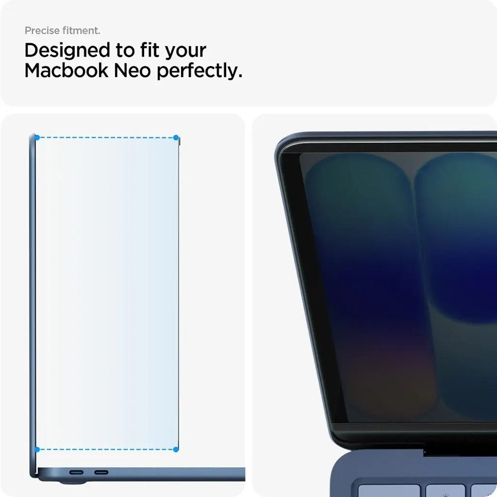 Folia ochronna na ekran Privacy Spigen Safe View Magnetic do Apple MacBook Neo 13 cali, plastik AFL11670