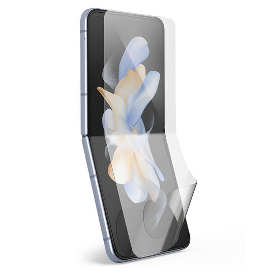 Folia ochronna Ringke Dual Easy do wewnętrznego ekranu Samsung Galaxy Z Flip4 F721, Plastik, Zestaw 2 sztuki