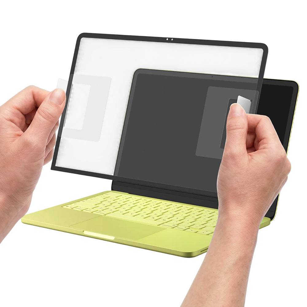 Folia ochronna na ekran Spigen GlastR Slim do Apple MacBook Neo 13 cali, szkło hartowane, czarna AGL11669