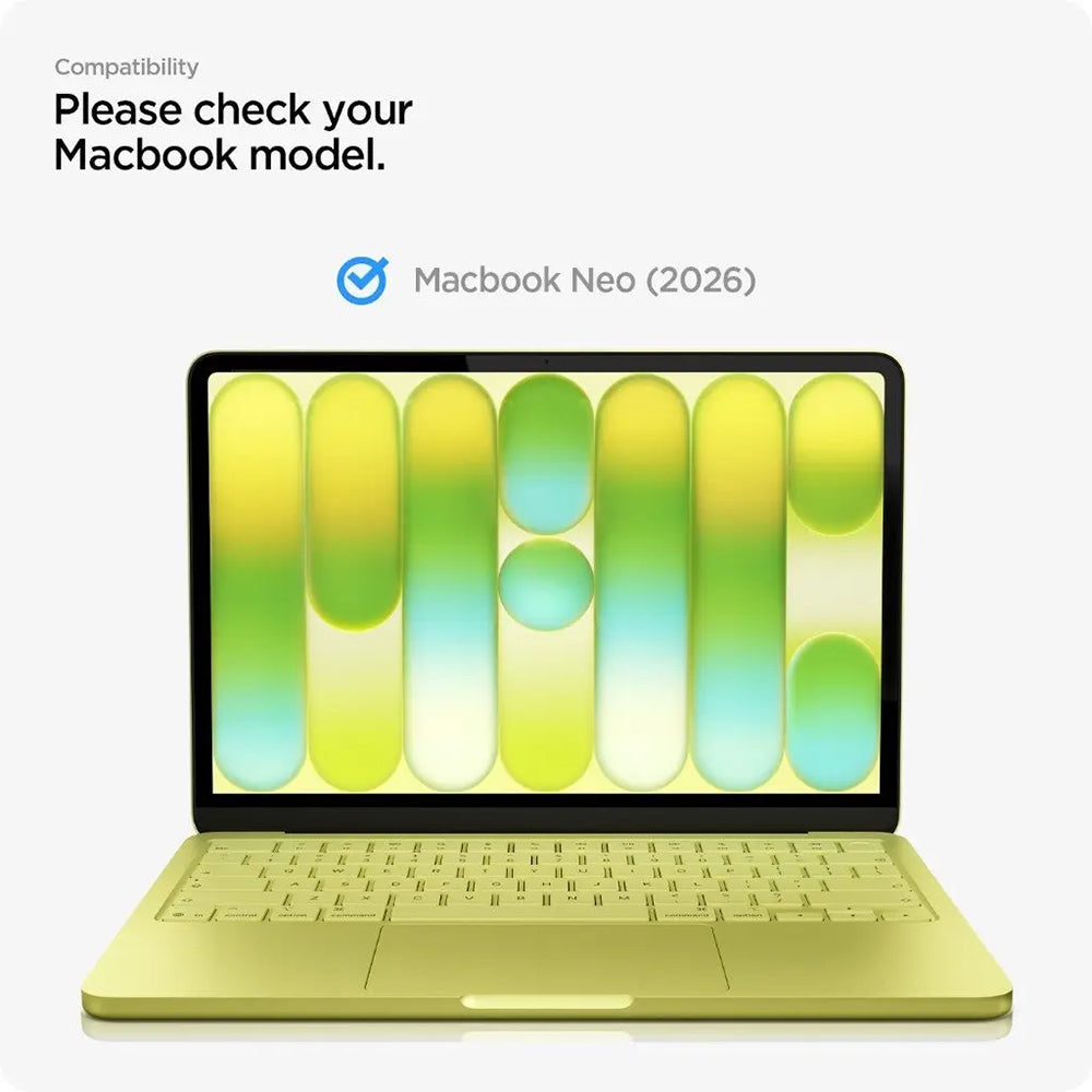Folia ochronna na ekran Spigen GlastR Slim do Apple MacBook Neo 13 cali, szkło hartowane, czarna AGL11669