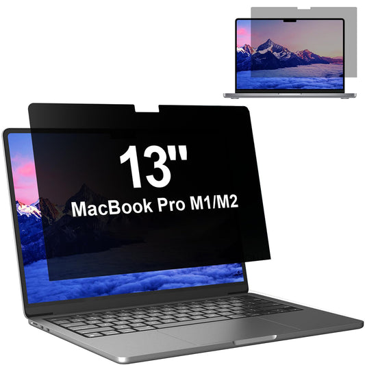 Folia ochronna na ekran Privacy Techsuit VisionProX dla Apple MacBook Pro 13inch (2022) / (2020) / (2019) / (2018) / (2016), Plastikowa