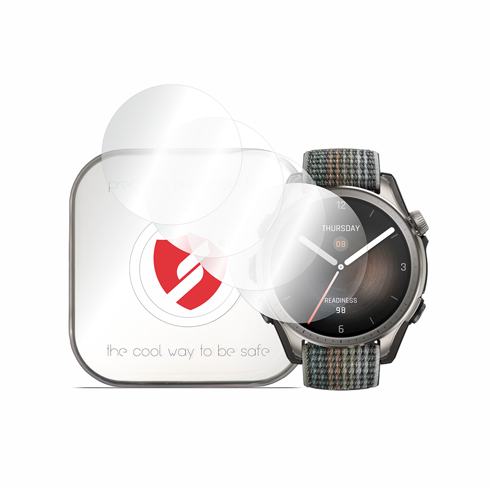Folia ochronna Smart Protection Premium Classic do Amazfit Balance, zestaw 4 sztuki, plastik