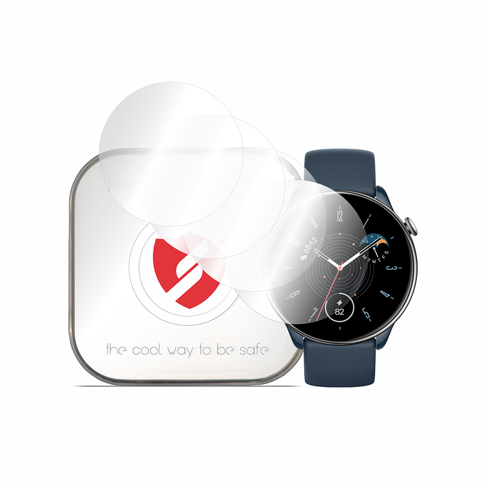 Folia ochronna Smart Protection Premium Classic do Amazfit GTR Mini, zestaw 4 sztuki, plastik