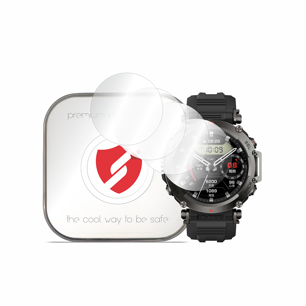Folia ochronna Smart Protection Premium Classic do Amazfit T-Rex Ultra, zestaw 4 sztuki, plastik