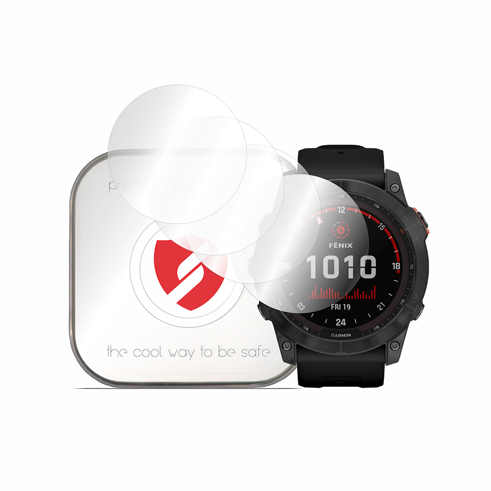 Folia ochronna Smart Protection Premium Classic do Garmin Fenix 7X, zestaw 4 sztuki, plastik