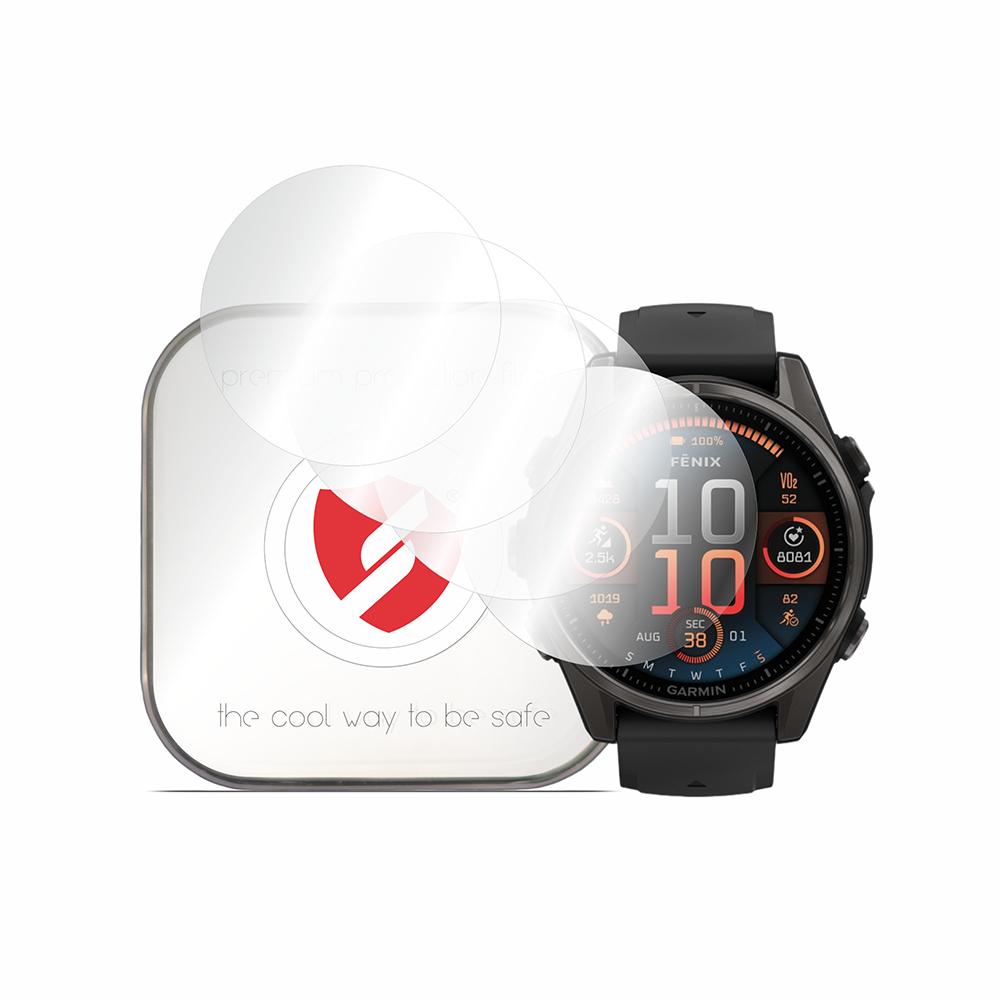 Folia ochronna Smart Protection Premium Classic do Garmin Fenix 8 47mm, zestaw 4 sztuki, plastik