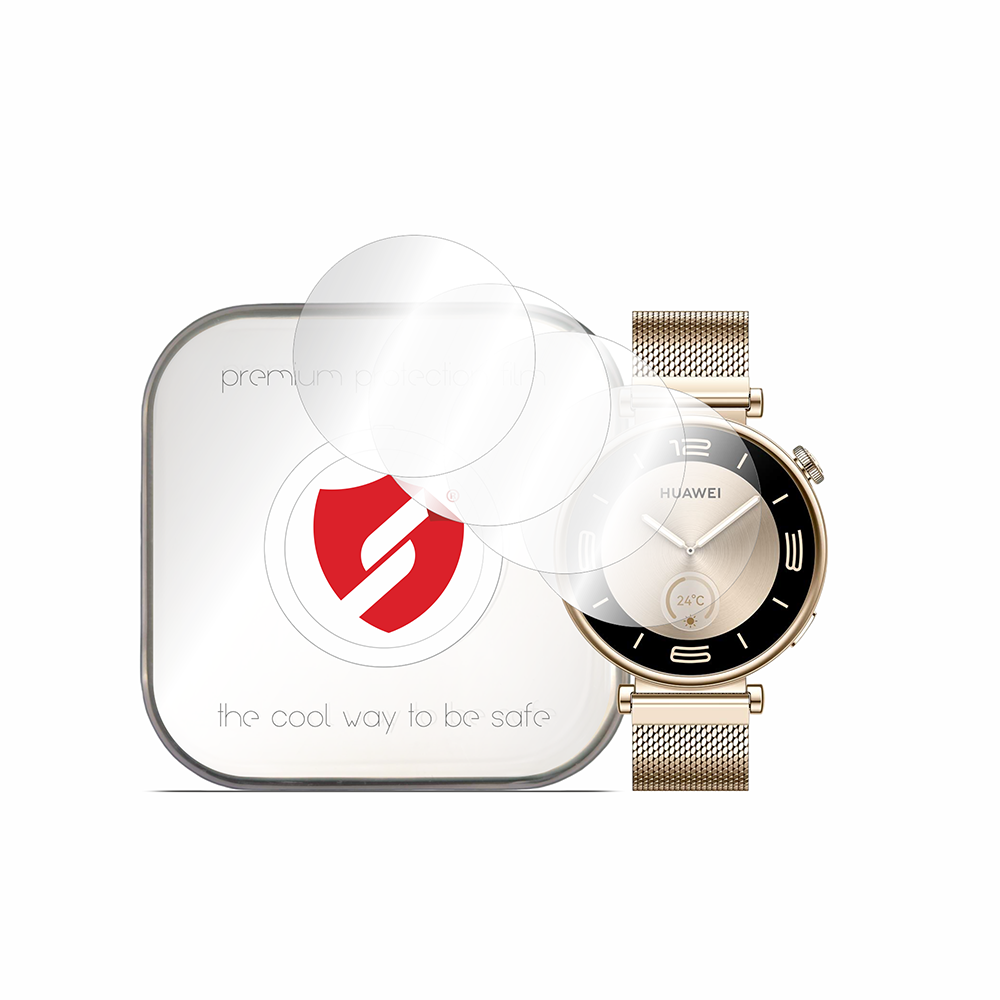 Folia ochronna Smart Protection Premium Classic do Huawei Watch GT 4 41mm, zestaw 4 sztuki, plastik