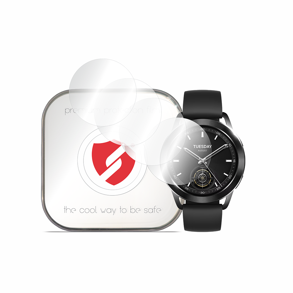 Folia ochronna Smart Protection Premium Classic do Xiaomi Watch S3, zestaw 4 sztuki, plastik