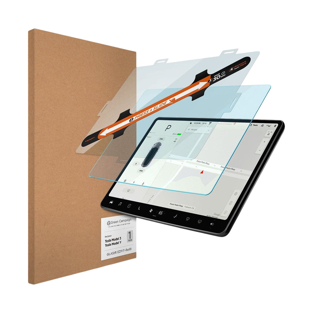 Folia ochronna Spigen GlastR EZ FIT Anti-Glare do nawigacji Tesla 3 (2021 - 2023), szkło hartowane AGL04338