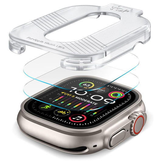 Zestaw folii ochronnych Tech-Protect Supreme dla Apple Watch Ultra Series, zestaw 2 sztuk, szkło ochronne