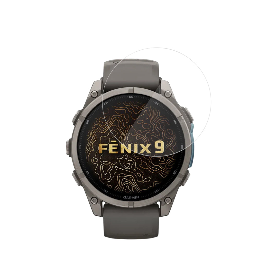 Folia ochronna Techsuit Nano Flex do Garmin Fenix 9 Pro 51mm / Fenix 9 51mm, zestaw 2 sztuki, plastik, czarna