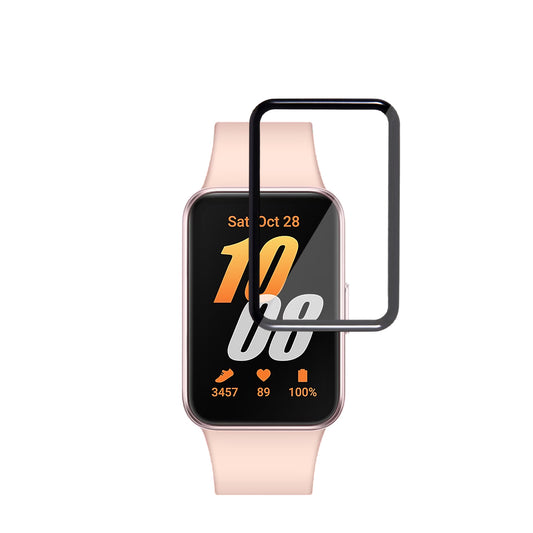 Folia ochronna Techsuit Nano Flex do Samsung Galaxy Fit3 R39M, zestaw 2 sztuki, plastik, czarna