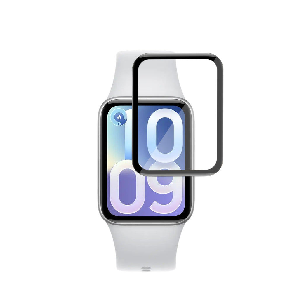 Folia ochronna Techsuit Nano Flex do Xiaomi Smart Band 10 Pro, zestaw 2 sztuki, plastik, czarna