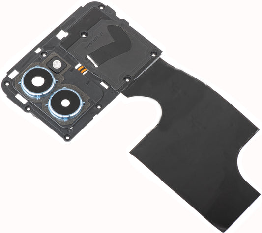 Szkło Kamery Tył - Błysk - Wewnętrzna Ramka - Antena NFC HMD Pulse Pro, z Ramką, Srebrny, Service Pack 286954396