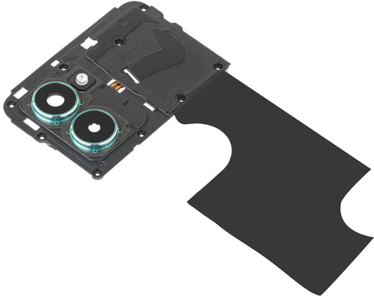 Szkło Kamery Tył - Błysk - Wewnętrzna Ramka - Antena NFC HMD Pulse Pro, z Ramką, Zielony (Glacier Green), Service Pack 286954437