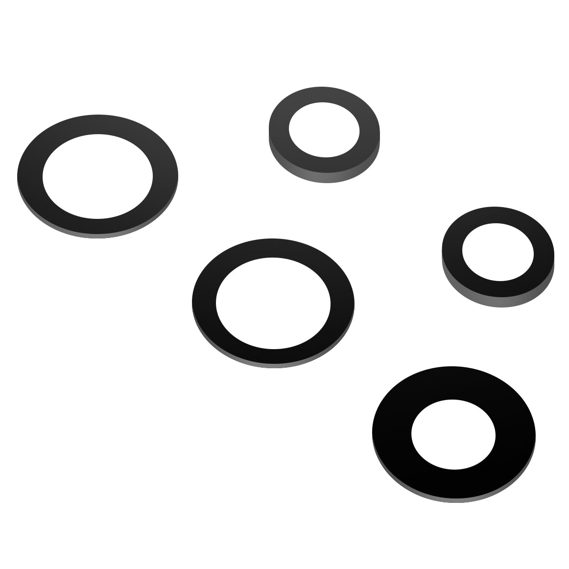 Szkło Aparatu Tylnego Samsung Galaxy A13 A135, Wide + UltraWide + Macro + Depth + Blitz, Czarny