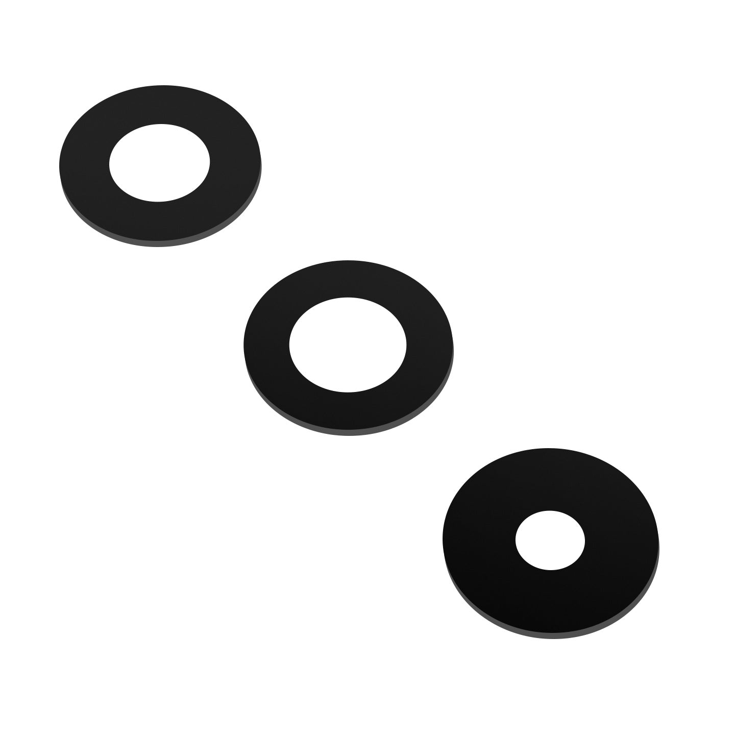 Szkło Aparatu Tylnego Samsung Galaxy A15 5G A156 / A15 A155, Wide + UltraWide + Macro, Czarne