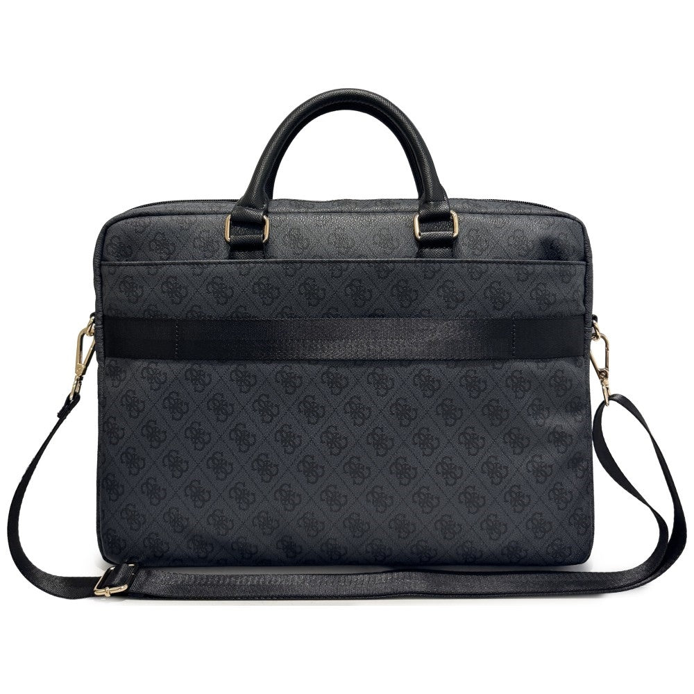Torba Guess 4G Round Classic Logo na laptopa 16 cali, czarna
