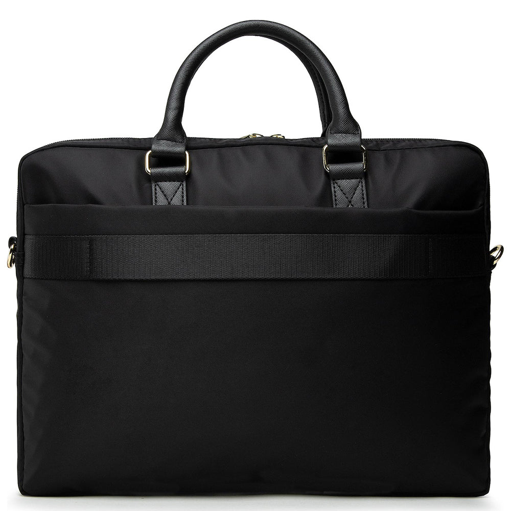 Torba Guess Triangle Logo na laptopa 16 cali, czarna