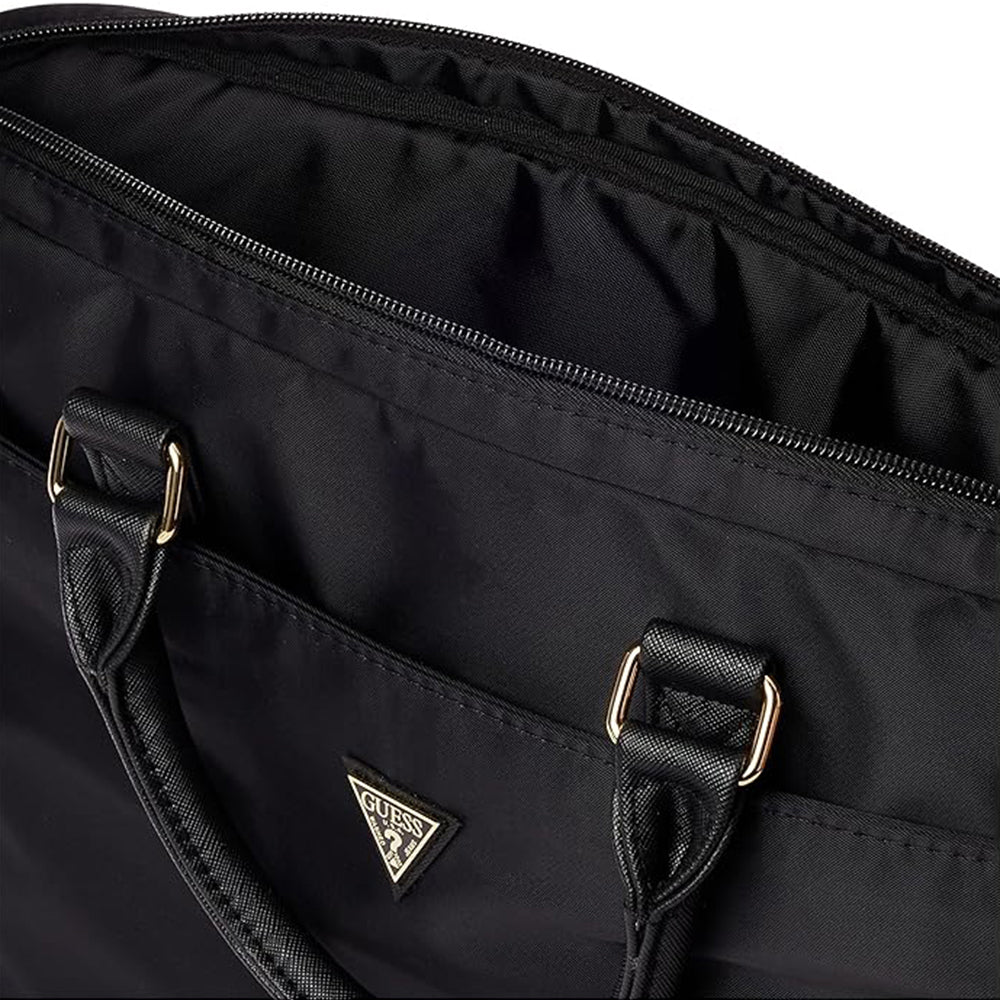 Torba Guess Triangle Logo na laptopa 16 cali, czarna