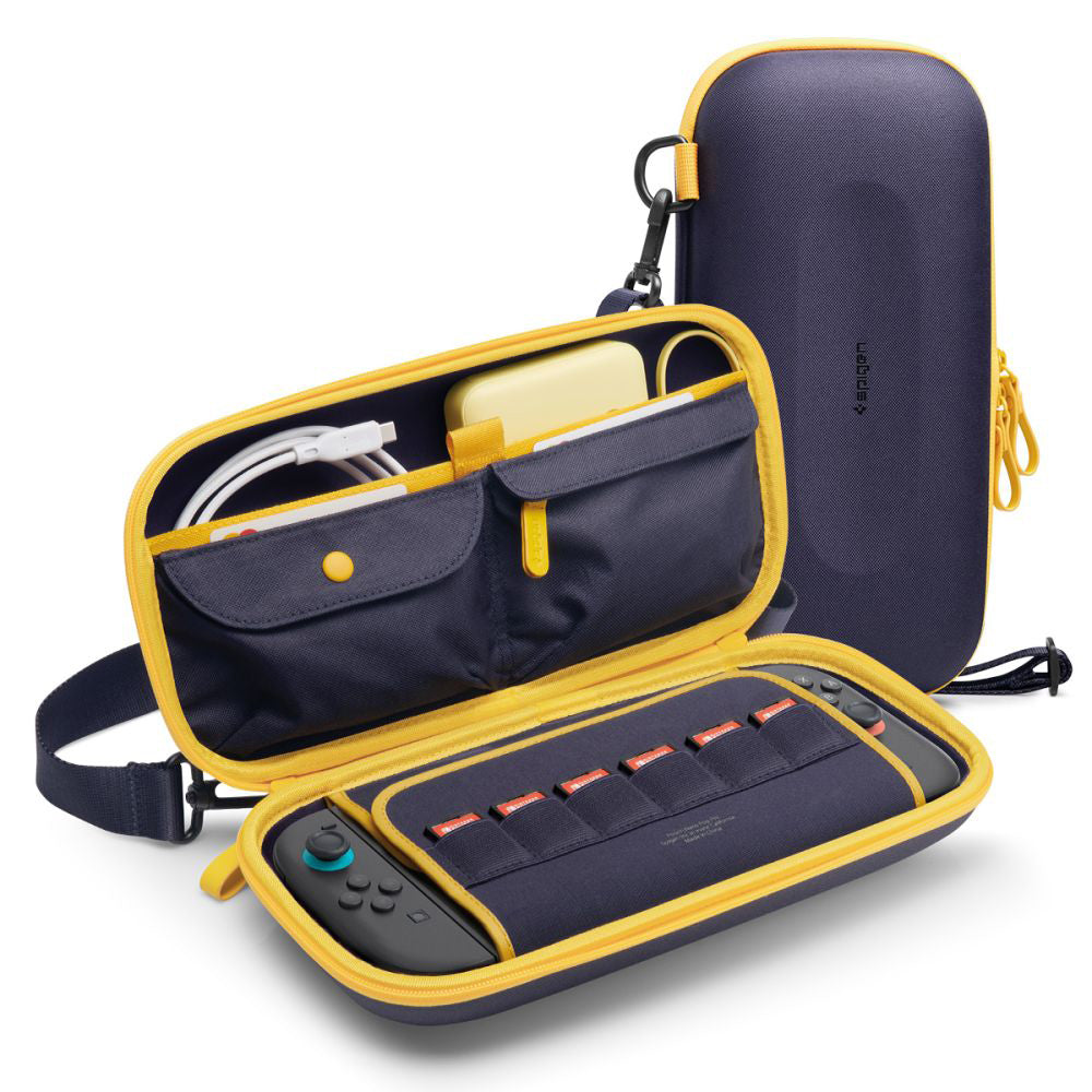 Torba ochronna Spigen Nano Pop Pro dla konsoli Nintendo Switch 2, Granatowa AGP09565